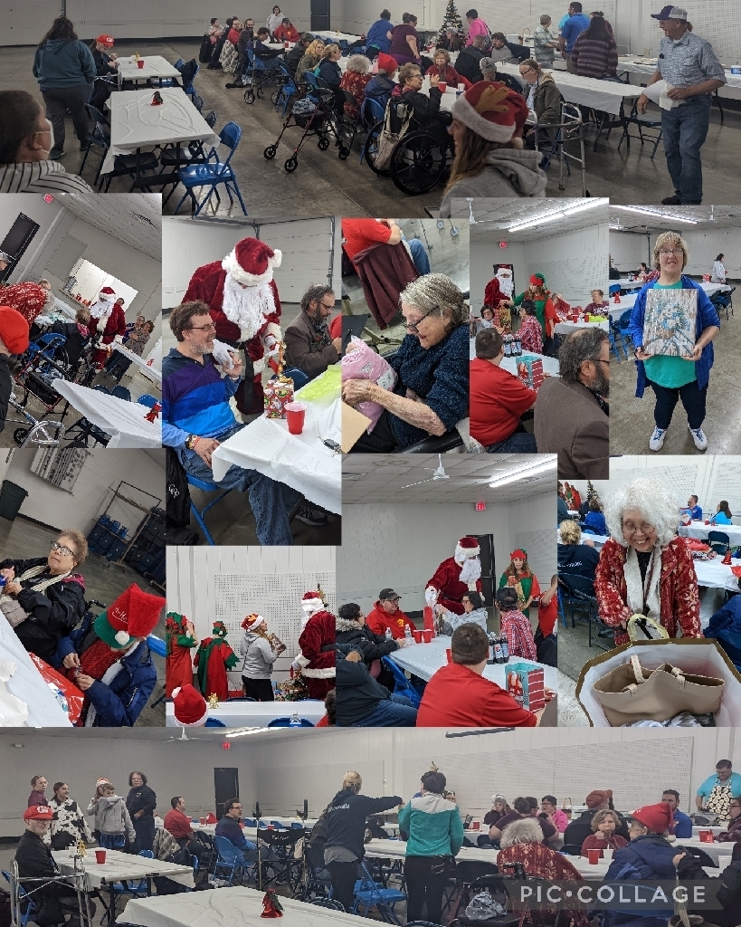 COF is Thankful for those who provided a meal and Santa for stopping in