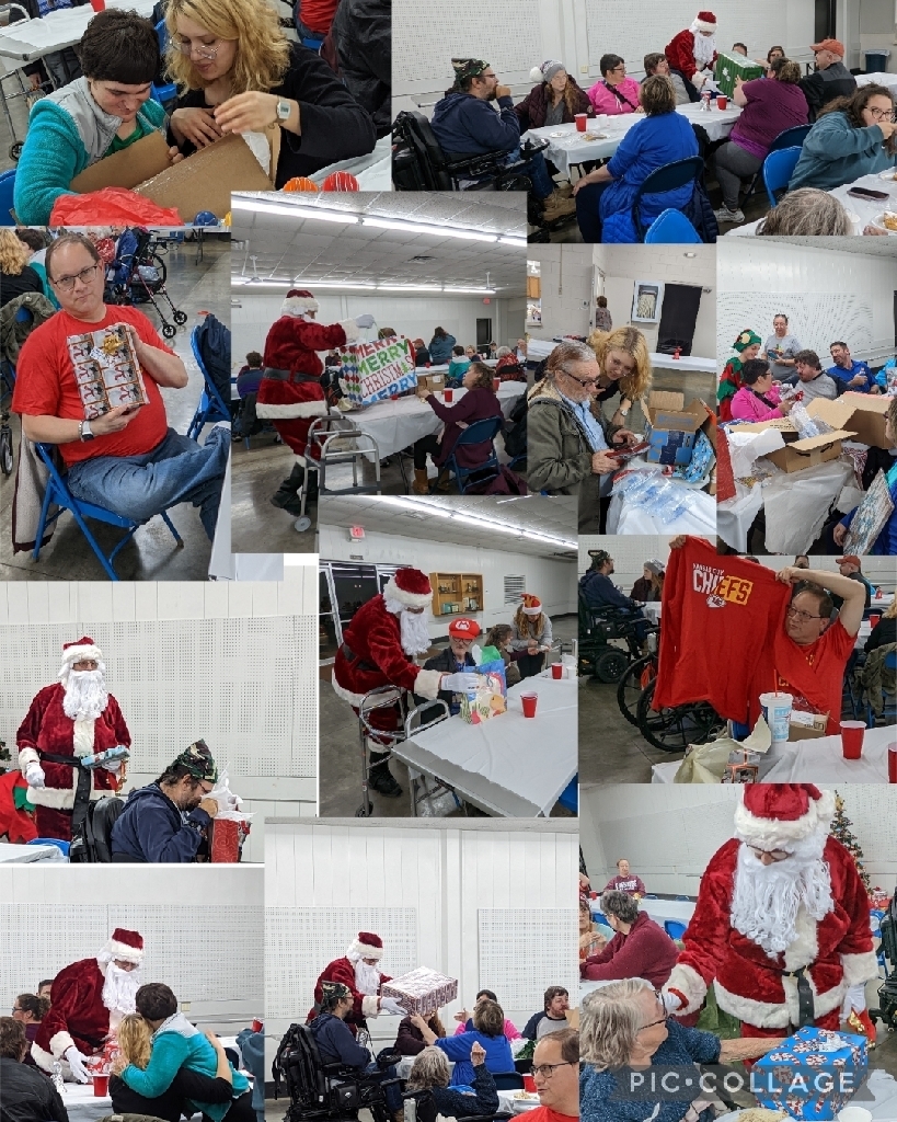 COF is Thankful for those who provided a meal and Santa for stopping in